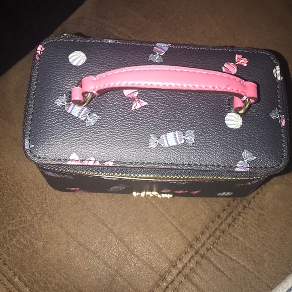 Nwt Authentic Coach Vanity Case-Scattered Candy - Picture 3 of 8